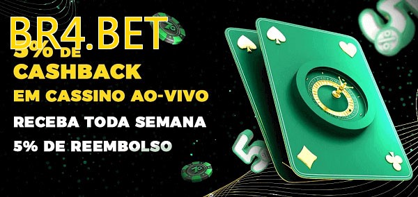 Promoções do cassino ao Vivo BR4.BET